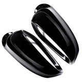 Glanzschwarze Spiegelkappen für Auto Styling und Tuning