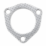 Auspuffdichtung 3-Loch 63mm (2.5 Zoll) Flansch mehrlagig hitzebeständig Stahl