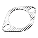 Auspuffdichtung 2-Loch 63mm (2.5 Zoll) Flansch mehrlagig hitzebeständig Stahl