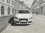 Spiegelkappen Carbon Look Sport für Audi TT TTS TTRS 8J R8 2007-2014