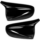 Spiegelkappen Schwarz Hochglanz Sport Race B für BMW X5 E70 BMW X6 E71 2008-2013