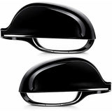 Spiegelkappen Schwarz Hochglanz für VW Golf 5 GTI Jetta 5 Passat B6 R36 B5.5 EOS