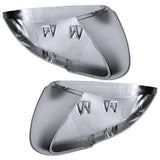 Spiegelkappen Alu Silber für VW Golf 7 VII GTI GTD GTE GTI R MK7 7R R-LINE Matt