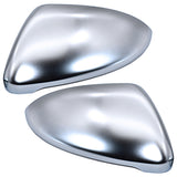 Spiegelkappen Alu Silber für VW Golf 7 VII GTI GTD GTE GTI R MK7 7R R-LINE Matt