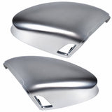 Spiegelkappen Alu Silber für VW Golf 8 VIII GTI R GTD GTE MK8 8R 2020-22 Matt SA