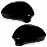 Spiegelkappen Schwarz Hochglanz für Seat Leon 1P Cupra ST FR 1P1 Ibiza 6J Exeo3R