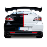 SARELA Heckspoiler Heckflügel SRX1 Universal Auto Tuning Schwarz Race ABS Motorsport