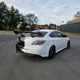 SARELA Heckspoiler Heckflügel SRX1 Universal Auto Tuning Schwarz Race ABS Motorsport