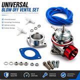 Universal Blow Off Ventil Set mit blauen Schläuchen und Montageteilen - SARELA