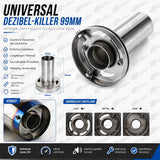 DB Killer 99mm Auspuff Silencer passend für Magnaflow M5 M6 MF6 Invidia N1 G200