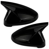 Spiegelkappen Schwarz Sport Set für Audi A4 S4 RS4 B9 8W Audi A5 S5 RS5 F5