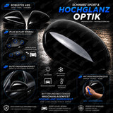SARELA | Schwarz Sport & Hochglanz Optik Piano Black Spiegel Highlights