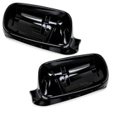 Spiegelkappen Schwarz Hochglanz f. VW Golf 4 GTI MK4 R32 Jetta Bora 1J Passat B5