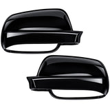 Spiegelkappen Schwarz Hochglanz f. VW Golf 4 GTI MK4 R32 Jetta Bora 1J Passat B5