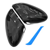 Carbon Spiegelkappen für VW Golf 8 VIII GTI GTD GTE GTI R MK8 8R 2020-23 mit SA