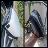 Carbon Spiegelkappen für VW Golf 8 VIII GTI GTD GTE GTI R MK8 8R 2020-23 mit SA