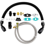 Turbo Ölzulauf Ölrücklauf Set Stahlflex Kit GT28 GT30 K03 K04 T3 T4 TD05 Ölwanne