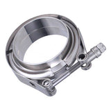 76mm VBand Schelle Auspuff 3" Turbo Downpipe Verbindung Sportauspuff Edelstahl